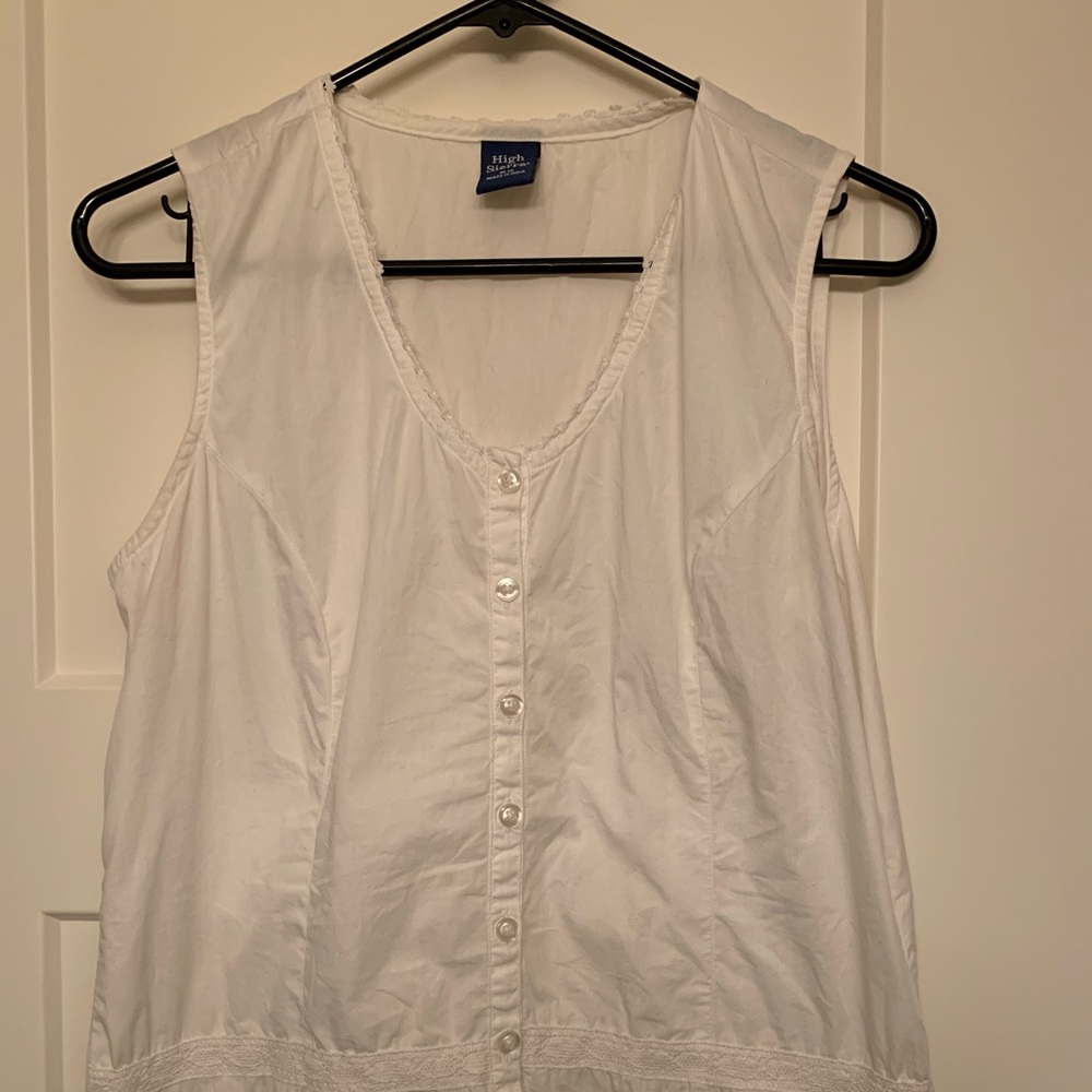 High Sierra Embroided button up Blouse....